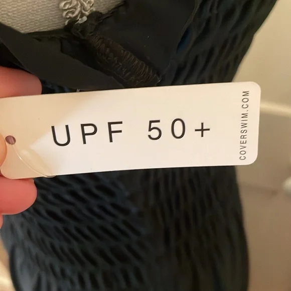 ⭐️New⭐️Cover Swim Smocked Strapless Dress